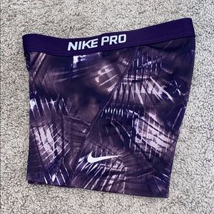 Purple nike pros